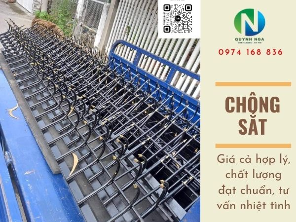 chông sắt hàng rào tại an giang